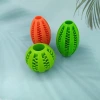 Juguete de mascotas de goma bola de alimentación de perro molino juguete de limpieza de dientes sandía bola de alimentación de fugas masticar juguetes suministros Application Scenario